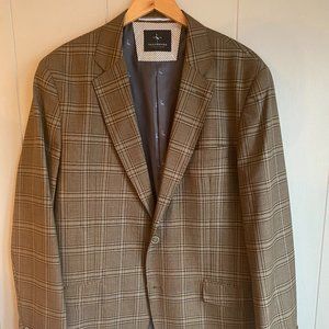 Taylorbyrd Plaid Sportcoat Size  44L Preowned